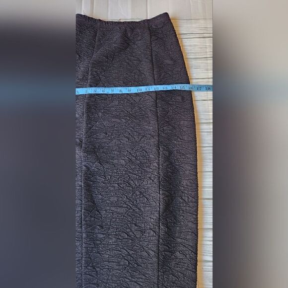 Good American Scrunchie Midi Skirt Textured Black Size Small - Picture 11 of 12
